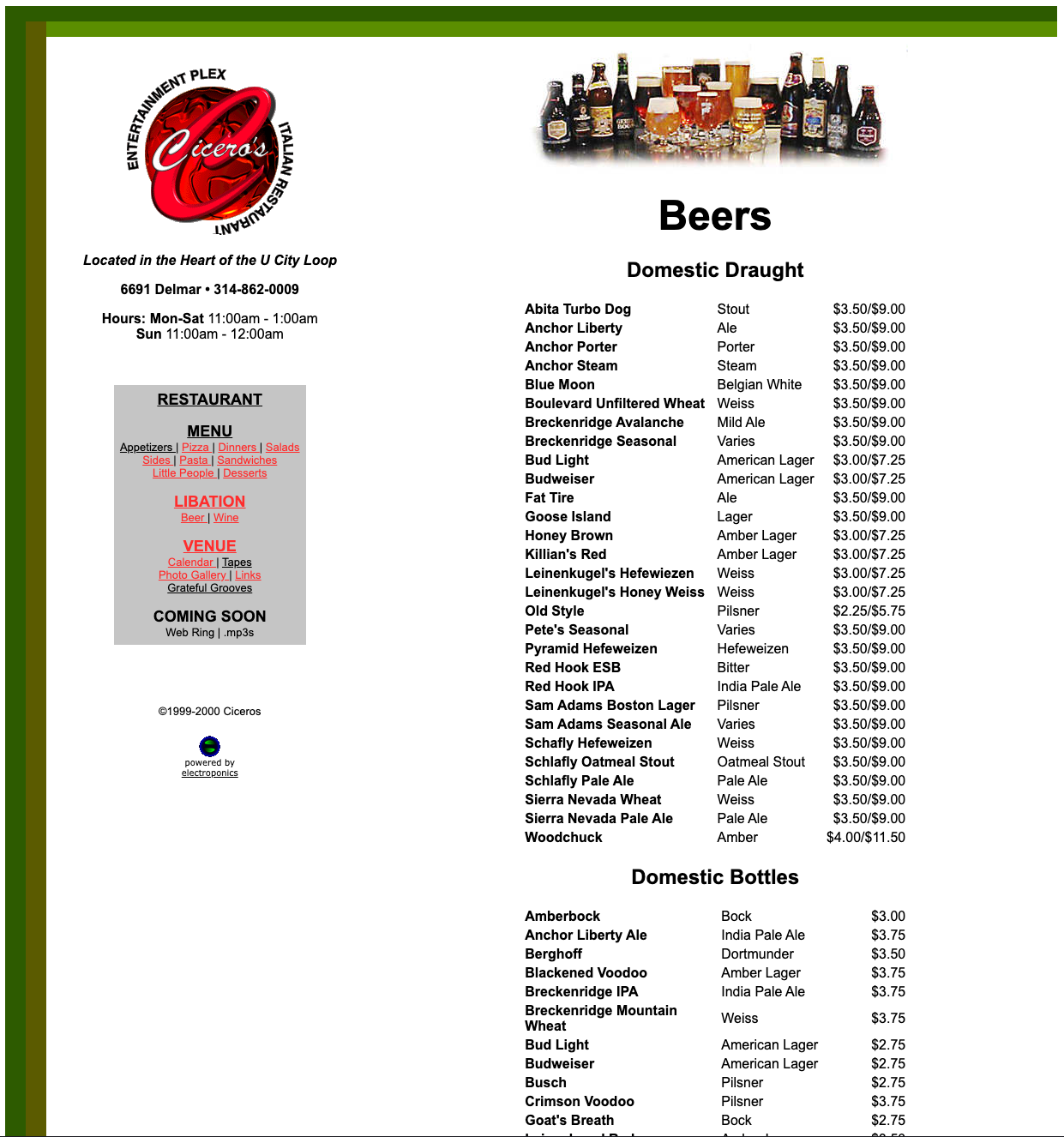 Beer List v1