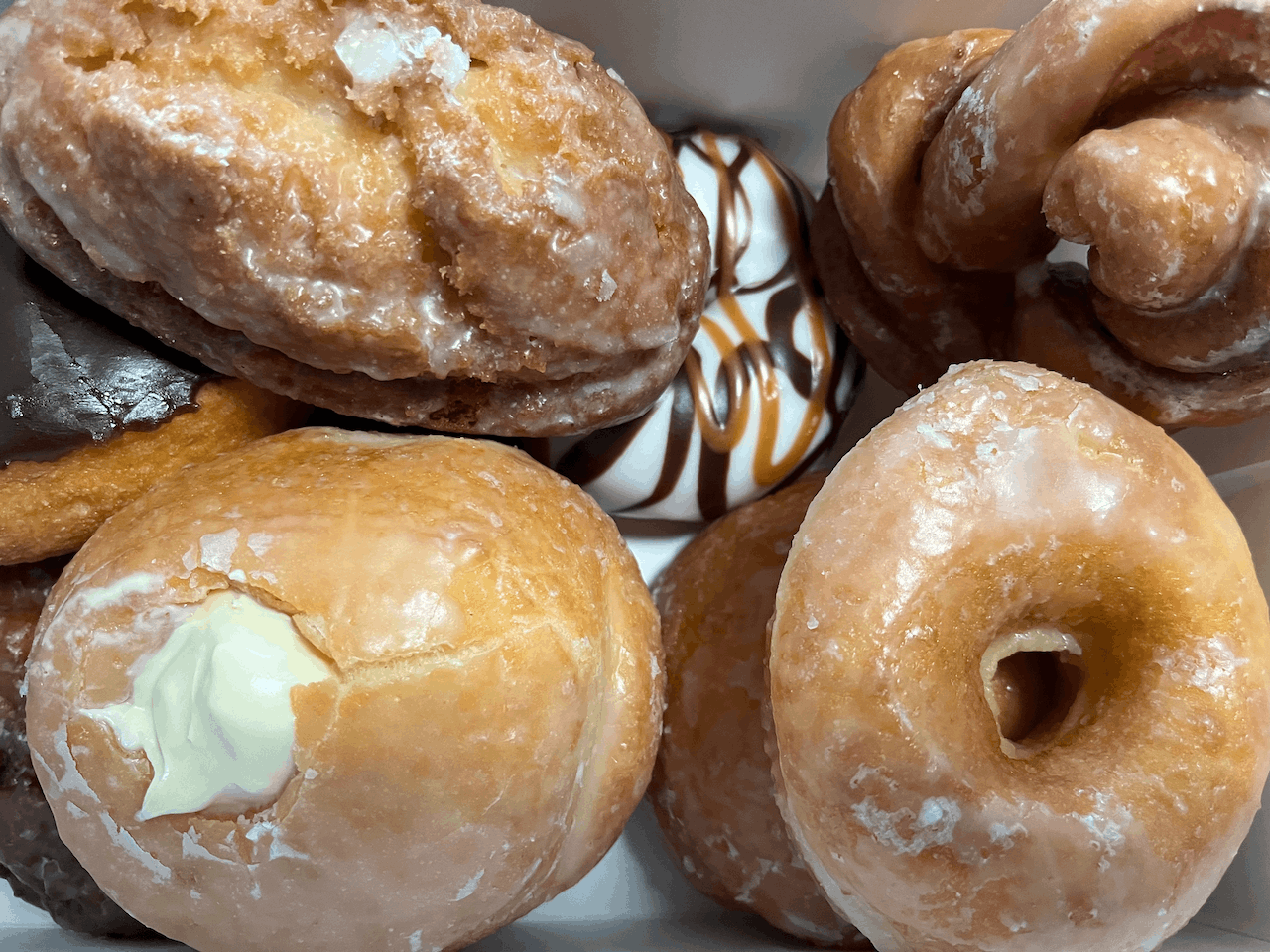 box of assorted donuts